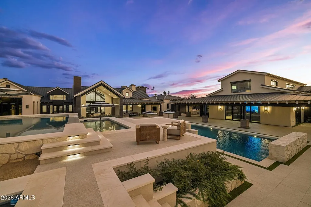 Reimagined Gilbert Estate With Five Pools and Private Tennis and Pickleball Courts Lists for $16,500,000 17 7085391 P55