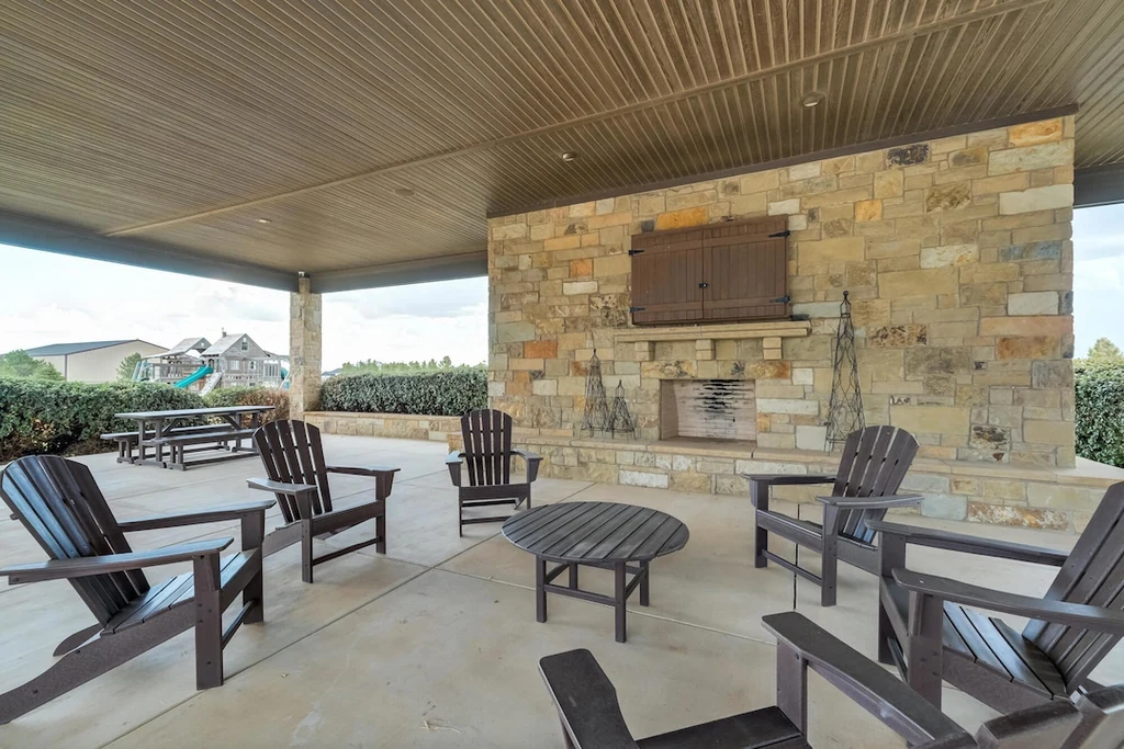 8009 FM 2641 – Pavilion Fireplace Pavilion Fireplace at 8009 FM 2641, Shallowater, Texas