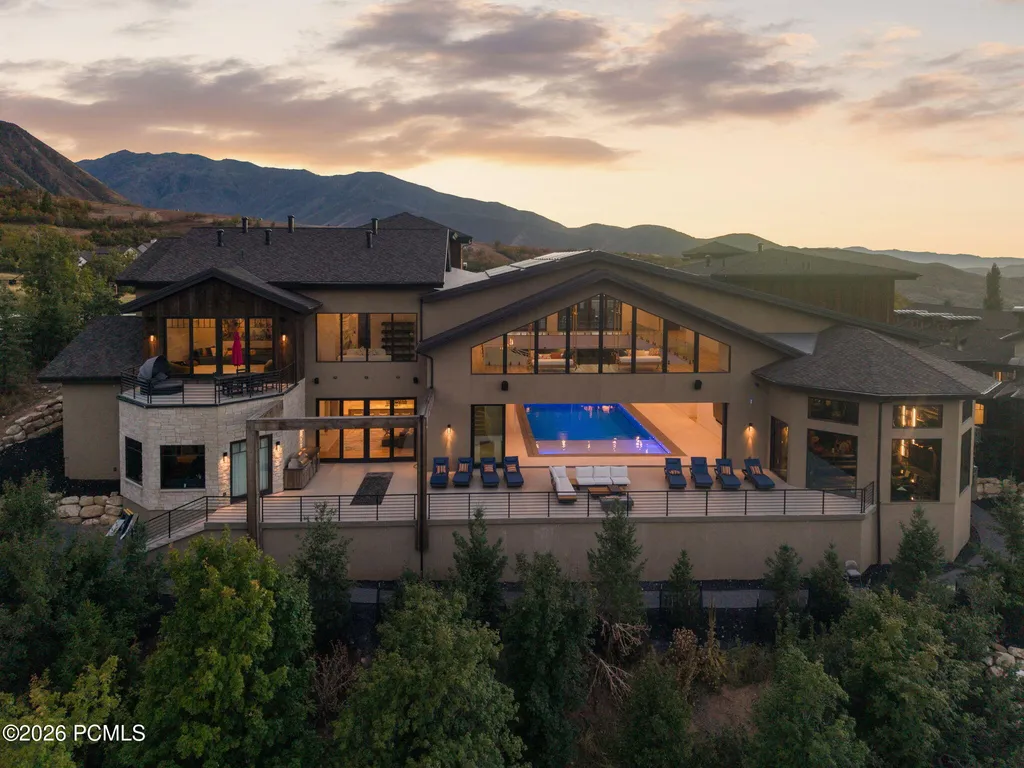 Extraordinary Utah Mountain Estate With a Hydraulic-Floor Pool That Transforms Into a Ballroom Lists for $13,950,000 2 867 S Summit Creek Dr Woodland Hills UT02