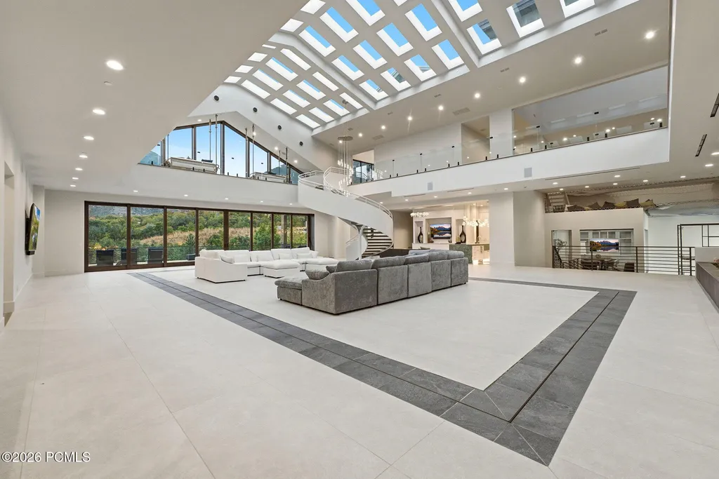 Extraordinary Utah Mountain Estate With a Hydraulic-Floor Pool That Transforms Into a Ballroom Lists for $13,950,000 4 867 S Summit Creek Dr Woodland Hills UT04