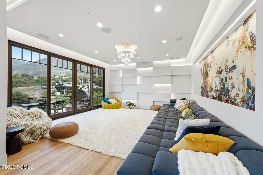 Extraordinary Utah Mountain Estate With a Hydraulic-Floor Pool That Transforms Into a Ballroom Lists for $13,950,000 12 867 S Summit Creek Dr Woodland Hills UT32