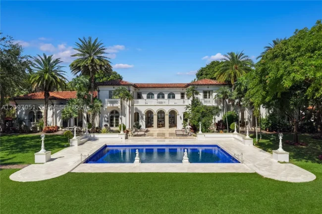 Waterfront Coral Gables Estate With a Private Chapel and 245 Feet of Deep-Water Frontage Lists for $148,000,000