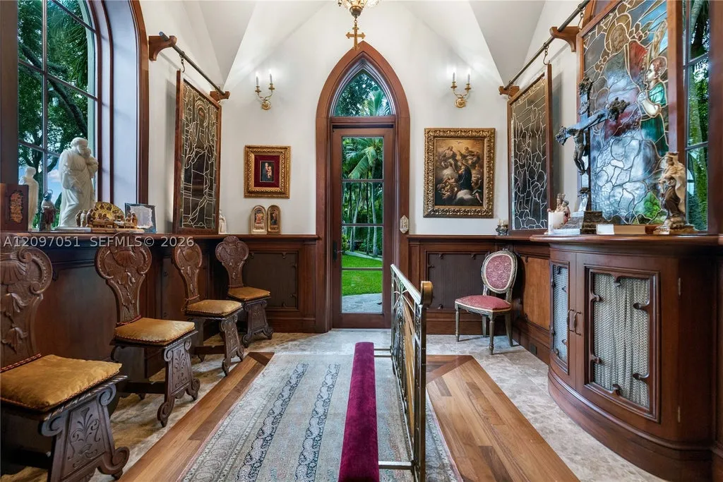 Waterfront Coral Gables Estate With a Private Chapel and 245 Feet of Deep-Water Frontage Lists for $148,000,000 13 8901 Arvida Ln Coral Gables FL 33156087