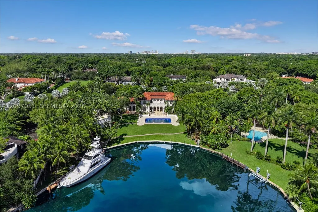 Waterfront Coral Gables Estate With a Private Chapel and 245 Feet of Deep-Water Frontage Lists for $148,000,000 28 8901 Arvida Ln Coral Gables FL 33156099