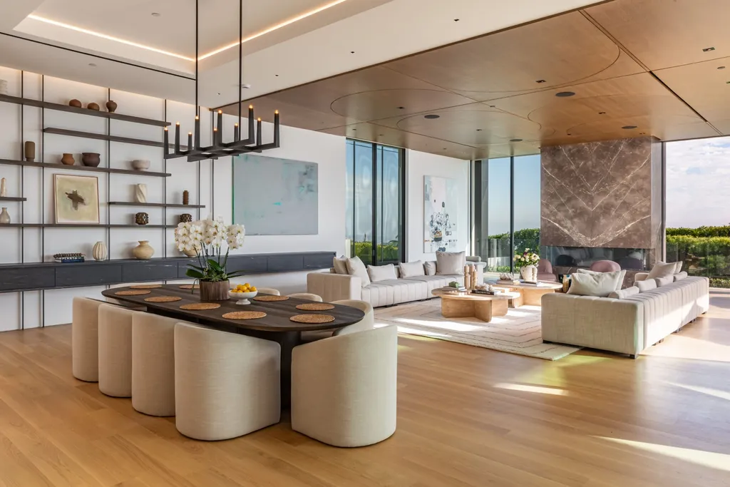 Newly Built Bird Streets Estate With City-to-Ocean Views and an Infinity Pool Lists for $29,950,000 10 9259 Robin Dr Los Angeles CA 9006917