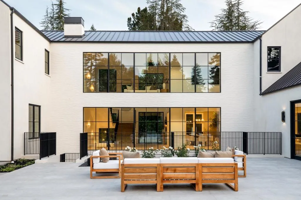 Newly Built Atherton Estate With a Private Chef’s Kitchen and Poolside Cabana Goes Pending at $27,800,000 16 97 Santiago Ave Atherton CA 9402727