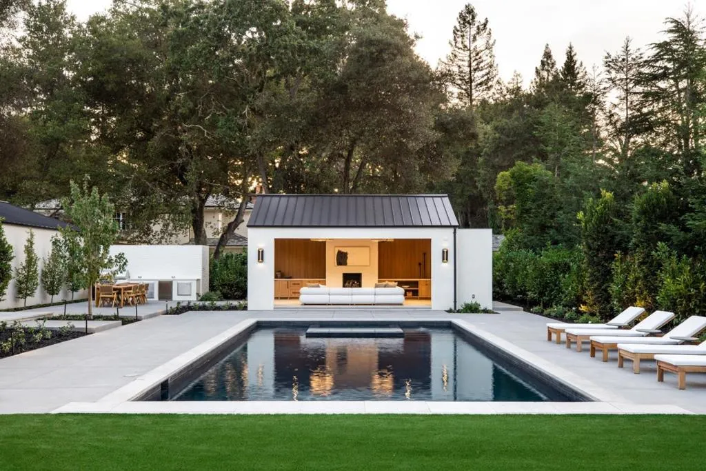 Newly Built Atherton Estate With a Private Chef’s Kitchen and Poolside Cabana Goes Pending at $27,800,000 17 97 Santiago Ave Atherton CA 9402730