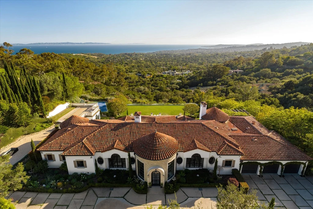 999 Romero Canyon Rd Aerial Estate Ocean View 999 Romero Canyon Rd Aerial Estate Ocean View
